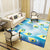 Unique Abstract Patterned Rug Multi Color Contemporary Rug Polypropylene Washable Pet Friendly Non-Slip Backing Rug for Lounge Light Blue-Yellow Clearhalo 'Area Rug' 'Modern' 'Rugs' Rug' 2171989