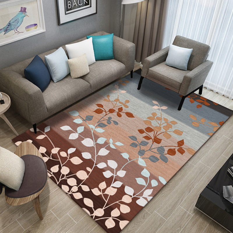 Nordic Living Room Rug Multicolor Patterned Carpet Polyester Stain Resistant Washable Anti-Slip Rug Clearhalo 'Area Rug' 'Modern' 'Rugs' Rug' 2172043