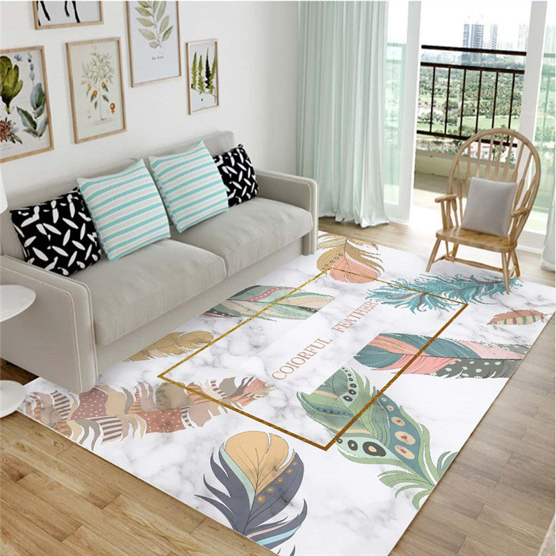 Nordic Living Room Rug Multicolor Patterned Carpet Polyester Stain Resistant Washable Anti-Slip Rug Clearhalo 'Area Rug' 'Modern' 'Rugs' Rug' 2172050