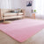 Plush Multicolor Modern Rug Synthetics Plain Indoor Rug Pet Friendly Non-Slip Backing Stain Resistant Carpet for Home Decor Pink Clearhalo 'Area Rug' 'Casual' 'Rugs' Rug' 2172124