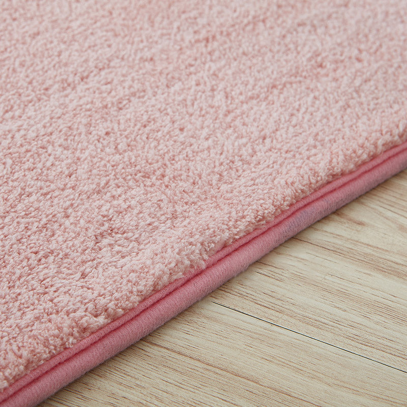 Casual Multicolor Nordic Rug Faux Wool Plain Rug Pet Friendly Anti-Slip Backing Machine Washable Carpet for Bedroom Clearhalo 'Area Rug' 'Casual' 'Rugs' Rug' 2172138