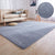 Minimalism Living Room Area Rug Multi-Colored Plain Rug Polyester Non-Slip Backing Machine Washable Stain Resistant Carpet Grey Clearhalo 'Area Rug' 'Casual' 'Rugs' Rug' 2172144