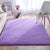 Multi-Color Home Area Rug Nordic Plain Rug Fluffy Machine Washable Stain Resistant Anti-Slip Backing Rug with Braided Trim Light Purple Clearhalo 'Area Rug' 'Casual' 'Rugs' Rug' 2172238