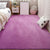 Pastel Solid Color Rug Multicolor Nordic Carpet Polypropylene Anti-Slip Stain Resistant Pet Friendly Rug for Bedroom Light Purple Clearhalo 'Area Rug' 'Casual' 'Rugs' Rug' 2172281