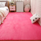 Pastel Solid Color Rug Multicolor Nordic Carpet Polypropylene Anti-Slip Stain Resistant Pet Friendly Rug for Bedroom Rose Red Clearhalo 'Area Rug' 'Casual' 'Rugs' Rug' 2172287
