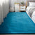 Minimal Plain Rug Multi-Color Synthetics Carpet Pet Friendly Machine Washable Non-Slip Backing Rug for Bedside Aqua Clearhalo 'Area Rug' 'Casual' 'Rugs' Rug' 2172355