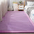 Minimal Plain Rug Multi-Color Synthetics Carpet Pet Friendly Machine Washable Non-Slip Backing Rug for Bedside Purple Clearhalo 'Area Rug' 'Casual' 'Rugs' Rug' 2172361
