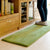 Multi-Colored Plain Runner Rug Polypropylene Minimalistic Carpet Anti-Slip Backing Washable Pet Friendly Area Rug for Kitchen Green 2' x 5'3" Clearhalo 'Area Rug' 'Casual' 'Rugs' Rug' 2172389