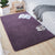 Comfortable Nordic Rug Multi Colored Plain Carpet Washable Pet Friendly Anti-Slip Backing Rug for Bedroom Purple Clearhalo 'Area Rug' 'Casual' 'Rugs' Rug' 2172410