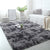 Puffy Multicolor Plain Rug Synthetics Minimalist Carpet Pet Friendly Anti-Slip Washable Rug for Living Room Dark Gray Clearhalo 'Area Rug' 'Casual' 'Rugs' Rug' 2172427