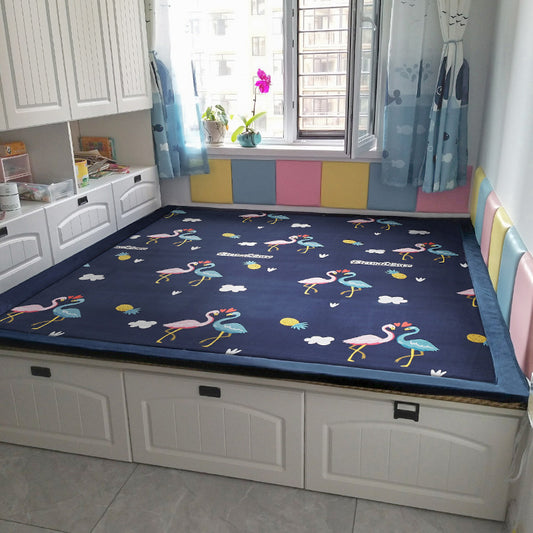 Cartoon Patterned Rug Multicolor Polyester Area Carpet Anti-Slip Machine Wash Rug for Kids Room Clearhalo 'Area Rug' 'Casual' 'Rugs' Rug' 2172455