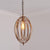 1 Head Metallic Drop Pendant Factory Gold Finish Oval Cage Dining Room Hanging Lamp Kit Gold Clearhalo 'Art Deco Pendants' 'Cast Iron' 'Ceiling Lights' 'Ceramic' 'Crystal' 'Industrial Pendants' 'Industrial' 'Metal' 'Middle Century Pendants' 'Pendant Lights' 'Pendants' 'Tiffany' Lighting' 2181834
