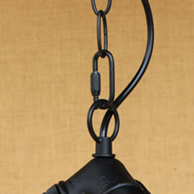 3 Bulbs Bottle Chandelier Lamp Rustic Stylish Blue/Clear Glass Pendant Light Fixture with Chain for Restaurant Clearhalo 'Ceiling Lights' 'Chandeliers' 'Clear' 'Close To Ceiling Lights' 'Glass shade' 'Glass' 'Industrial Chandeliers' 'Industrial' 'Middle Century Chandeliers' 'Modern' 'Tiffany' 'Traditional Chandeliers' Lighting' 21832