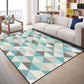 Multi Color Geometric Graphic Rug Polypropylene Novelty Rug Machine Washable Anti-Slip Stain Resistant Rug for Great Room Light Blue Clearhalo 'Area Rug' 'Rug' 2183537