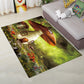 Personality Scandinavian Rug Multi Colored 3D Print Scenery Rug Washable Anti-Slip Stain Resistant Carpet for Home Light Green Clearhalo 'Area Rug' 'Rug' 2183572