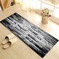 Contemporary Patterned Runner Rug Multi-Colored Synthetics Carpet Machine Washable Non-Slip Stain Resistant Rug for Door Gray-Black 1'4" x 3'11" Clearhalo 'Area Rug' 'Rug' 2183586