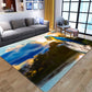 Novelty 3D Animal Print Rug Multi-Color Polypropylene Area Carpet Non-Slip Pet Friendly Machine Washable Rug for Home Decor Blue-Brown Clearhalo 'Area Rug' 'Rug' 2183601