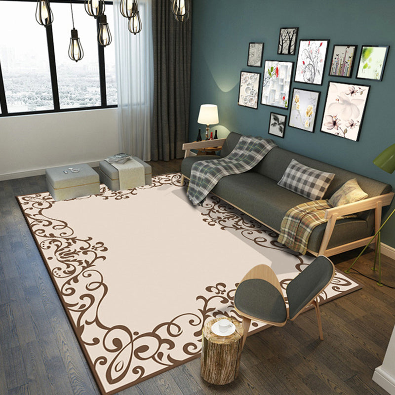Multicolor 3D Optical Illusions Rug Polyester Modern Indoor Rug Non-Slip Backing Stain Resistant Pet Friendly Carpet for Home Brown Clearhalo 'Area Rug' 'Bohemian' 'Modern' 'Moroccan' 'Rugs' 'Vintage' Rug' 2183607