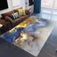 Magnificent 3D Evening Clouds Rug Multi Color Modern Rug Synthetics Washable Stain Resistant Non-Slip Backing Rug for Living Room White-Yellow Clearhalo 'Area Rug' 'Rug' 2183637