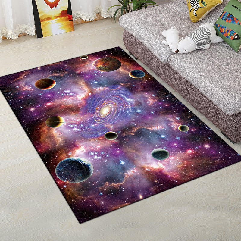 Multi-Color Modern Rug Polyester Digital Graphic Area Carpet Anti-Slip Backing Pet Friendly Washable Rug for Guest Room Clearhalo 'Area Rug' 'Rug' 2183670