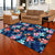 Multi-Color Modern Rug Polyester Digital Graphic Area Carpet Anti-Slip Backing Pet Friendly Washable Rug for Guest Room Dark Blue Clearhalo 'Area Rug' 'Rug' 2183671