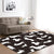 Cool Funky Area Rug Multi-Color Bulldog Print Carpet Machine Washable Stain Resistant Anti-Slip Rug for Home Decoration Black-White Clearhalo 'Area Rug' 'Rug' 2183770
