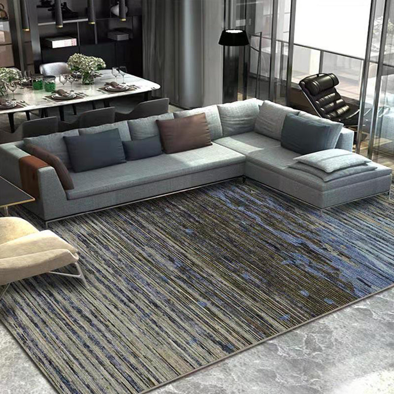 Multicolor 3D Illusion Geometry Rug Polyester Modernist Rug Anti-Slip Pet Friendly Machine Washable Rug for Great Room Dark Gray Clearhalo 'Area Rug' 'Rug' 2183800