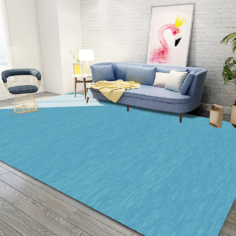 Multicolor 3D Illusion Geometry Rug Polyester Modernist Rug Anti-Slip Pet Friendly Machine Washable Rug for Great Room Ocean Blue Clearhalo 'Area Rug' 'Rug' 2183802