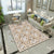 Splendor Traditional Rug Multi-Color Floral Carpet Non-Slip Washable Stain Resistant Rug for Living Room White Clearhalo 'Area Rug' 'Rugs' 'Shabby Chic' Rug' 2183989