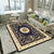 Splendor Traditional Rug Multi-Color Floral Carpet Non-Slip Washable Stain Resistant Rug for Living Room Dark Blue Clearhalo 'Area Rug' 'Rugs' 'Shabby Chic' Rug' 2184004