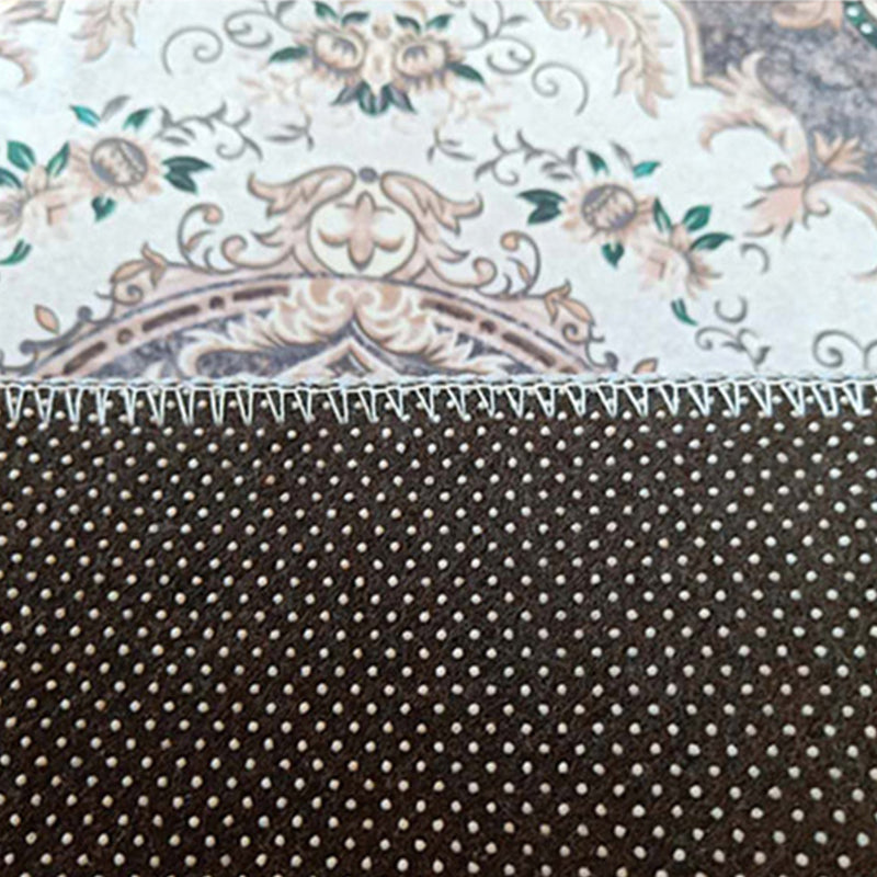 Aesthetics Vintage Indoor Rug Multi Colored Flower Carpet Stain Resistant Pet Friendly Non-Slip Rug for Family Room Clearhalo 'Area Rug' 'Rugs' 'Shabby Chic' Rug' 2184106