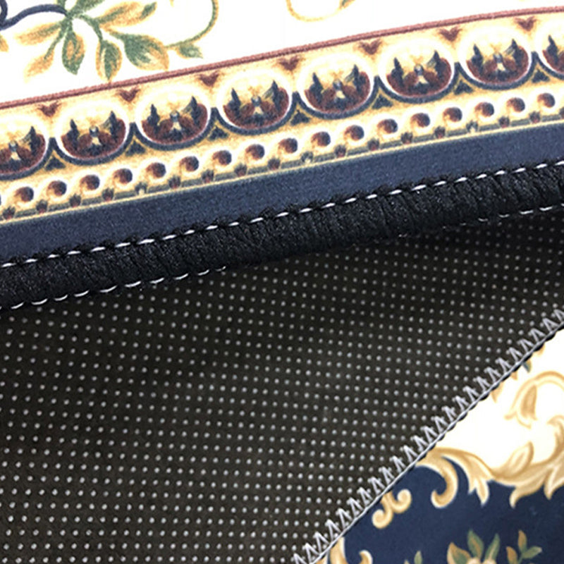 Elegant Multi-Color Floral Rug Polyester Traditional Rug Non-Slip Backing Pet Friendly Washable Rug for Home Decoration Clearhalo 'Area Rug' 'Rugs' 'Shabby Chic' Rug' 2184132