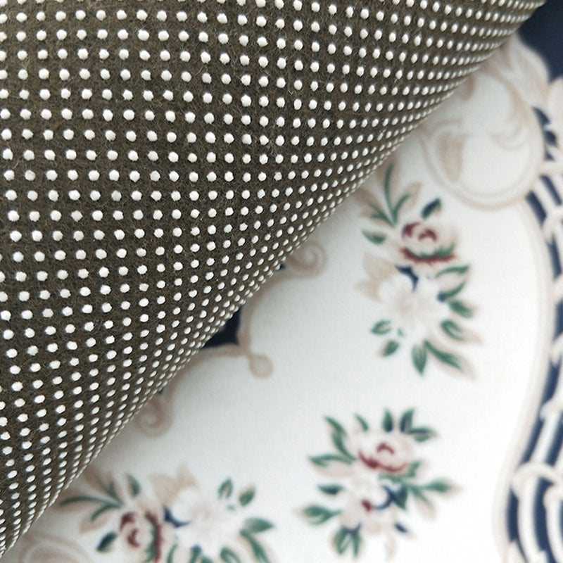 Beautiful Peony Print Rug Multi Color Classical Rug Polypropylene Non-Slip Machine Washable Stain Resistant Rug for Room Clearhalo 'Area Rug' 'Rugs' 'Shabby Chic' Rug' 2184183