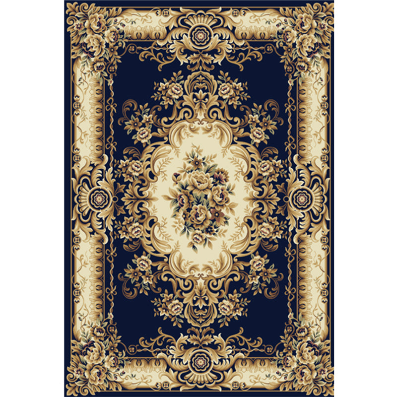 Beautiful Peony Print Rug Multi Color Classical Rug Polypropylene Non-Slip Machine Washable Stain Resistant Rug for Room Clearhalo 'Area Rug' 'Rugs' 'Shabby Chic' Rug' 2184184