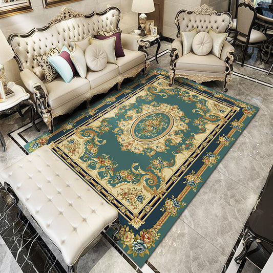 Fancy Victoria Rug Multi Colored Floral Rug Anti-Slip Washable Pet Friendly Rug for Living Room Clearhalo 'Area Rug' 'Rugs' 'Shabby Chic' Rug' 2184218