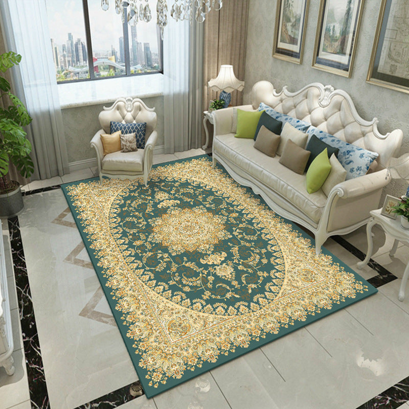Fancy Victoria Rug Multi Colored Floral Rug Anti-Slip Washable Pet Friendly Rug for Living Room Clearhalo 'Area Rug' 'Rugs' 'Shabby Chic' Rug' 2184219