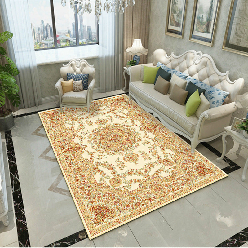 Fancy Victoria Rug Multi Colored Floral Rug Anti-Slip Washable Pet Friendly Rug for Living Room Clearhalo 'Area Rug' 'Rugs' 'Shabby Chic' Rug' 2184220