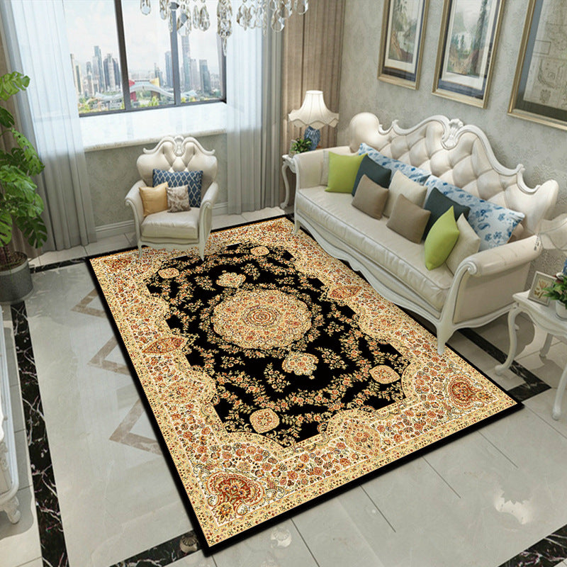 Fancy Victoria Rug Multi Colored Floral Rug Anti-Slip Washable Pet Friendly Rug for Living Room Clearhalo 'Area Rug' 'Rugs' 'Shabby Chic' Rug' 2184221