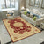 Fancy Victoria Rug Multi Colored Floral Rug Anti-Slip Washable Pet Friendly Rug for Living Room Burgundy Clearhalo 'Area Rug' 'Rugs' 'Shabby Chic' Rug' 2184229