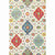 Moroccan Living Room Rug Multi-Colored Printed Carpet Cotton Anti-Slip Machine Washable Pet Friendly Rug Cream Clearhalo 'Area Rug' 'Rugs' 'Shabby Chic' Rug' 2184378