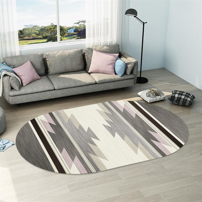 Postmodern Geometric Abstract Rug Multi Colored Polyester Rug Washable Anti-Slip Backing Pet Friendly Rug for Decoration Clearhalo 'Area Rug' 'Modern' 'Rugs' Rug' 2184403