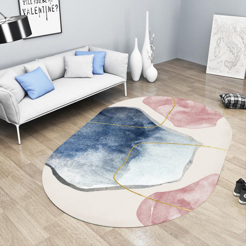 Postmodern Geometric Abstract Rug Multi Colored Polyester Rug Washable Anti-Slip Backing Pet Friendly Rug for Decoration Clearhalo 'Area Rug' 'Modern' 'Rugs' Rug' 2184404