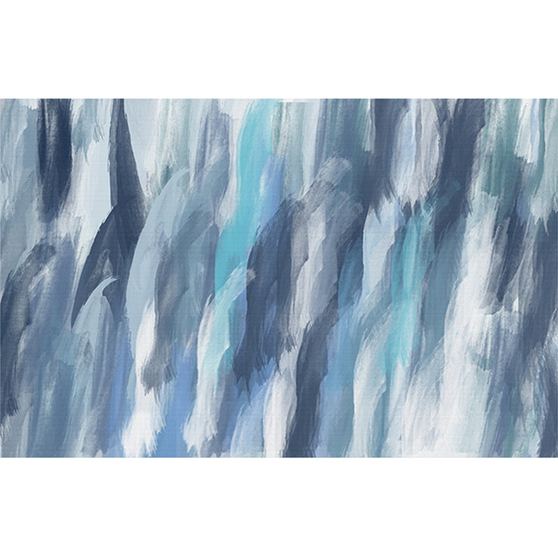 Artistic Nordic Style Rug Multi-Color Abstract Watercolor Print Rug Pet Friendly Stain Resistant Non-Slip Rug for Home Decor Blue Clearhalo 'Area Rug' 'Modern' 'Rugs' Rug' 2184572