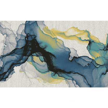 Artistic Nordic Style Rug Multi-Color Abstract Watercolor Print Rug Pet Friendly Stain Resistant Non-Slip Rug for Home Decor Navy Clearhalo 'Area Rug' 'Modern' 'Rugs' Rug' 2184576