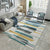 Nordic Color Block Patterned Rug Multi-Color Polyester Carpet Stain Resistant Non-Slip Backing Pet Friendly Rug for Family Room Aqua Clearhalo 'Area Rug' 'Modern' 'Rugs' Rug' 2184587