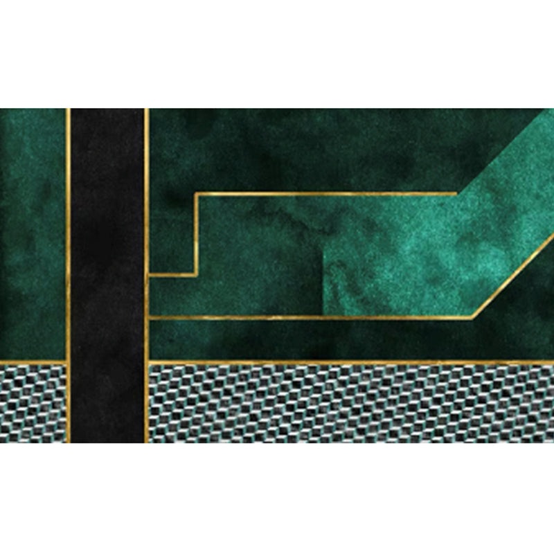 Retro Agate Slice Print Rug Multicolor Mid-Century Rug Synthetics Anti-Slip Backing Stain Resistant Washable Rug for Home Decoration Lemon Green Clearhalo 'Area Rug' 'Rug' 2184609