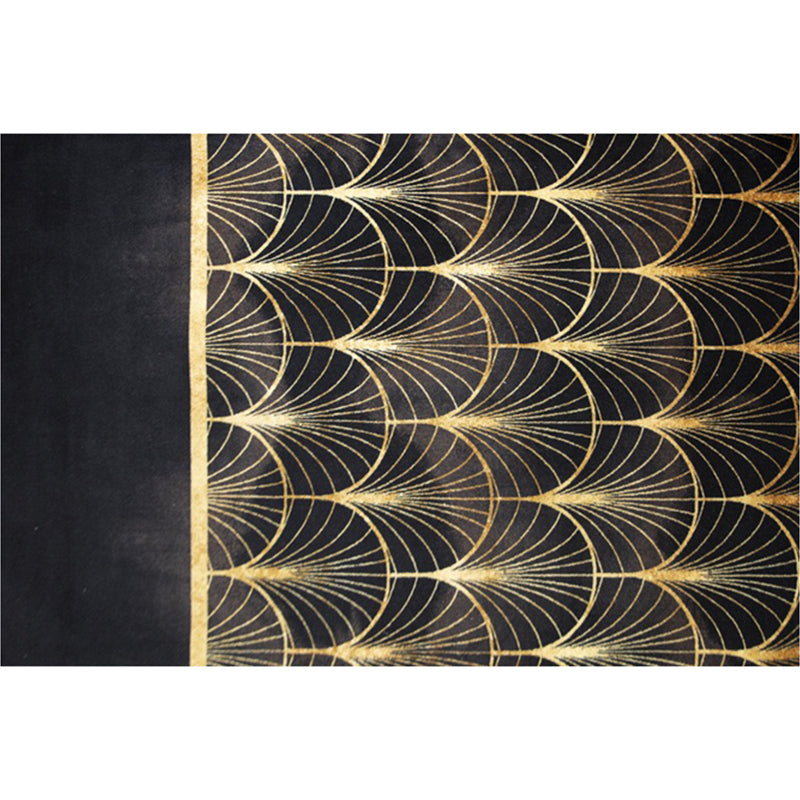 Vintage Multi Color Postmodern Rug Polypropylene Abstract Printed Carpet Anti-Slip Pet Friendly Stain Resistant Rug for Great Room Black Clearhalo 'Area Rug' 'Modern' 'Rugs' Rug' 2184627
