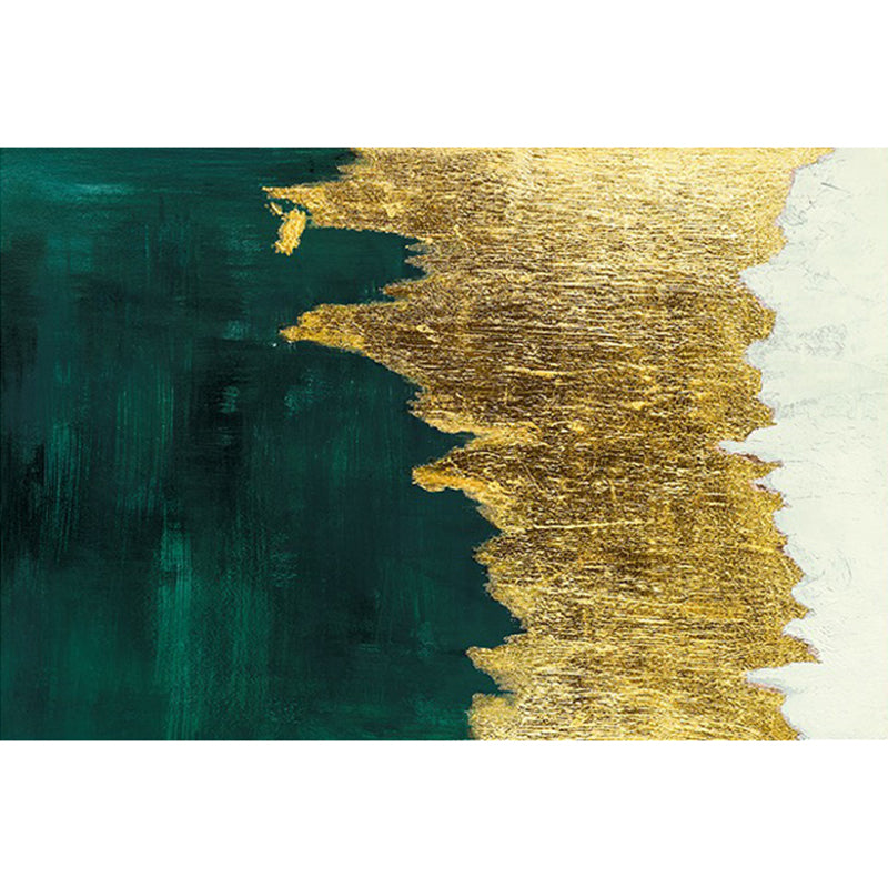 Vintage Multi Color Postmodern Rug Polypropylene Abstract Printed Carpet Anti-Slip Pet Friendly Stain Resistant Rug for Great Room Gold Clearhalo 'Area Rug' 'Modern' 'Rugs' Rug' 2184631