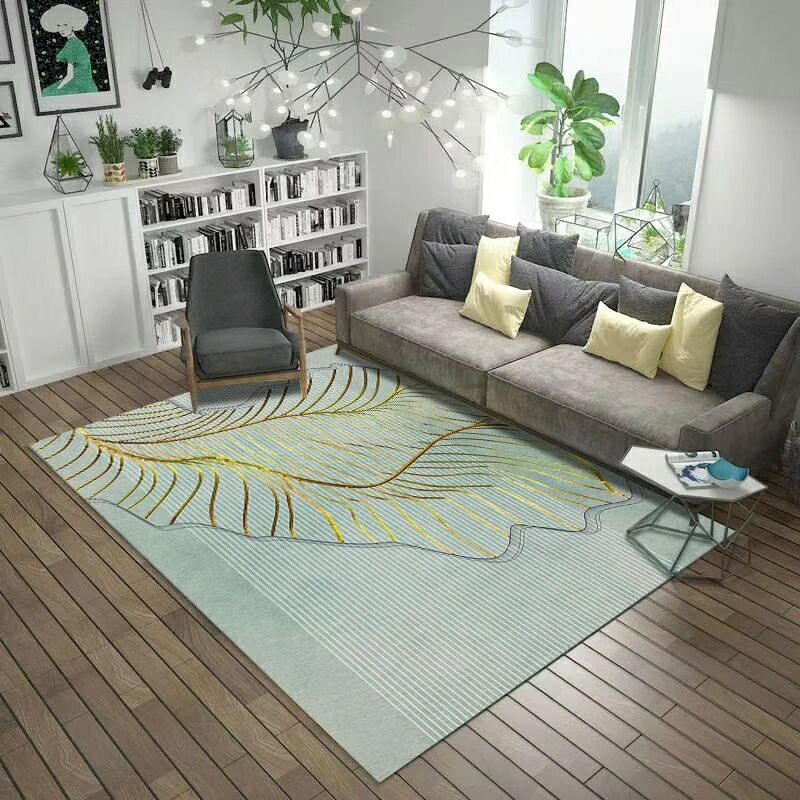 Classy Flowing Watercolor Rug Multi Color Asian Style Rug Polyester Anti-Slip Backing Washable Pet Friendly Rug for Decoration Clearhalo 'Area Rug' 'Rug' 2184660