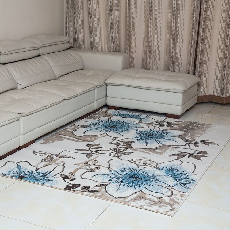 Classy Flowing Watercolor Rug Multi Color Asian Style Rug Polyester Anti-Slip Backing Washable Pet Friendly Rug for Decoration Clearhalo 'Area Rug' 'Rug' 2184667